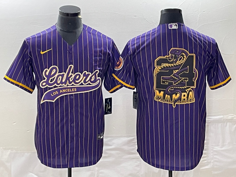Men Los Angeles Lakers #24 Bryant purple 2024 NBA Jersey2024112002->los angeles lakers->NBA Jersey